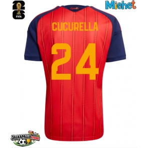 Espanja Marc Cucurella #24 Kotipaita MM-kisat 2026 Lyhythihainen